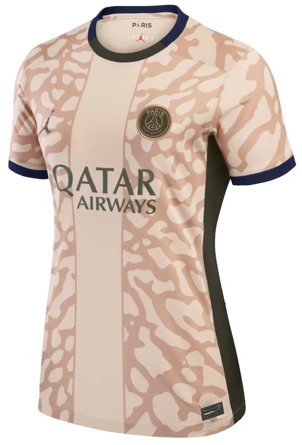 Camisa Feminina IV PSG 2023 2024 Air Jordan oficial 